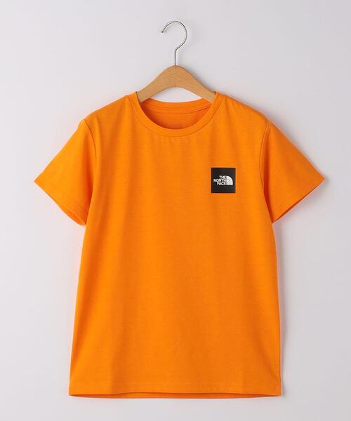 THE NORTH FACE(ザノースフェイス)の「<THE NORTH FACE> スクエア ロゴTシャツ 130cm-150cm(Tシャツ/カットソー・キッズ・ブラック/ホワイト/オレンジ・130cm/150cm/140cm)」の3枚目の写真