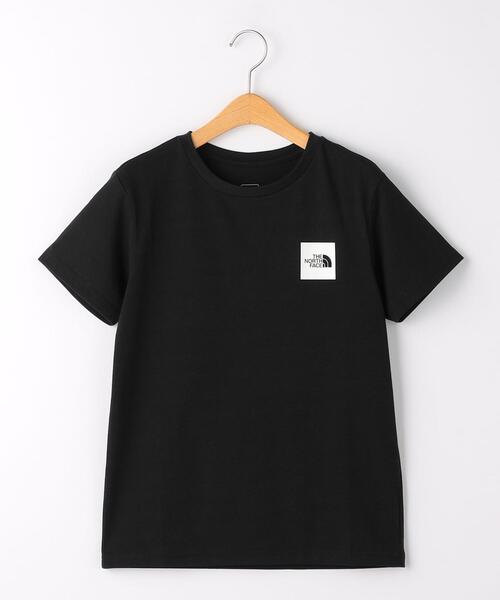 THE NORTH FACE(ザノースフェイス)の「<THE NORTH FACE> スクエア ロゴTシャツ 130cm-150cm(Tシャツ/カットソー・キッズ・ブラック/ホワイト/オレンジ・130cm/150cm/140cm)」の2枚目の写真