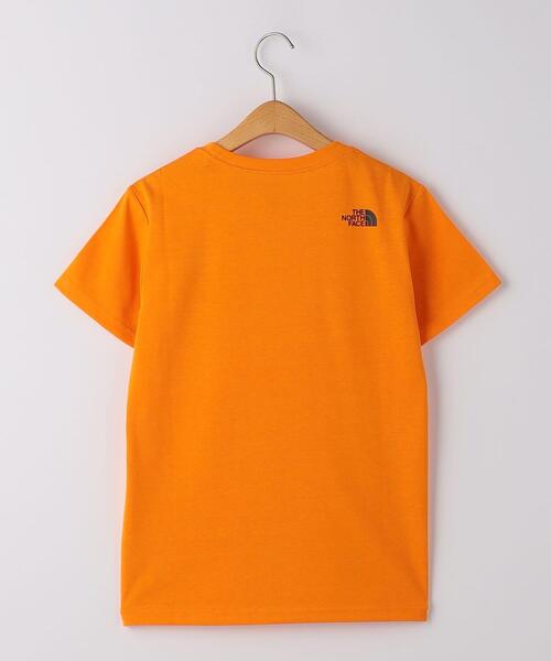 THE NORTH FACE(ザノースフェイス)の「<THE NORTH FACE> スクエア ロゴTシャツ 130cm-150cm(Tシャツ/カットソー・キッズ・ブラック/ホワイト/オレンジ・130cm/150cm/140cm)」の4枚目の写真