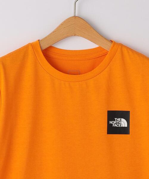 THE NORTH FACE(ザノースフェイス)の「<THE NORTH FACE> スクエア ロゴTシャツ 130cm-150cm(Tシャツ/カットソー・キッズ・ブラック/ホワイト/オレンジ・130cm/150cm/140cm)」の5枚目の写真