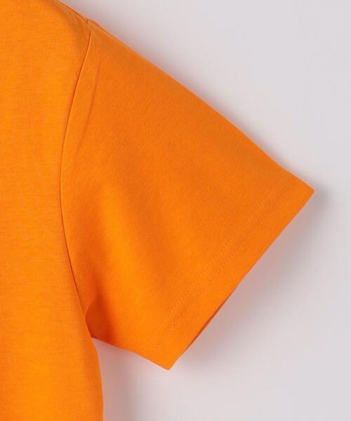 THE NORTH FACE(ザノースフェイス)の「<THE NORTH FACE> スクエア ロゴTシャツ 130cm-150cm(Tシャツ/カットソー・キッズ・ブラック/ホワイト/オレンジ・130cm/150cm/140cm)」の6枚目の写真