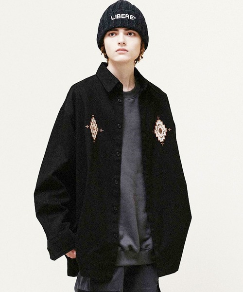 【新品】リベーレ　チマヨ　オーバーシャツ LIBERE（リベーレ）の「LIBERE リベーレ / CHIMAYO OVER SHIRTS