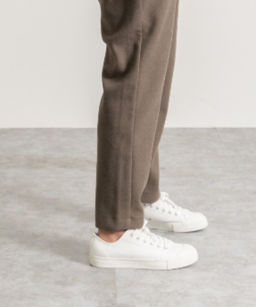 NYLAUS（ナイラス）の「フェイクウール ワイドテーパード シェフパンツ（その他パンツ・メンズ・ブラック/グレイッシュベージュ/グリーン/アイボリー・LL/L/M）」の7枚目の写真