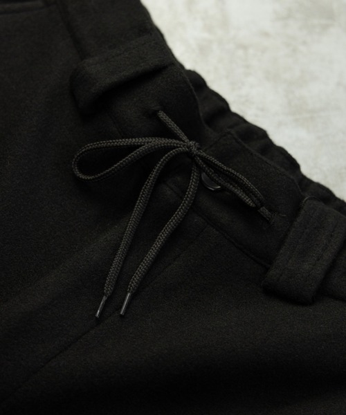 NYLAUS（ナイラス）の「フェイクウール ワイドテーパード シェフパンツ（その他パンツ・メンズ・ブラック/グレイッシュベージュ/グリーン/アイボリー・LL/L/M）」の11枚目の写真