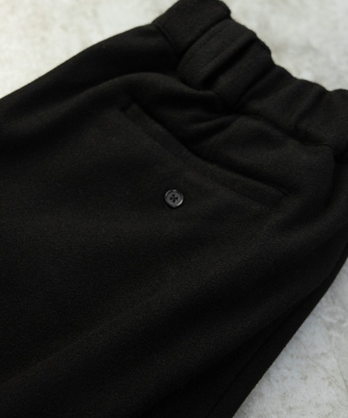NYLAUS（ナイラス）の「フェイクウール ワイドテーパード シェフパンツ（その他パンツ・メンズ・ブラック/グレイッシュベージュ/グリーン/アイボリー・LL/L/M）」の14枚目の写真