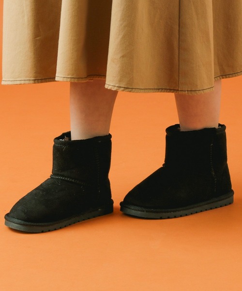 BAYFLOW（ベイフロー）の「[真冬もあったか]ボアブーツ(KIDS)（ブーツ・キッズ・ブラック/ベージュ/ピンク/その他1・19.0cm/17.0cm/18.0cm/21.0cm/20.0cm）」の8枚目の写真