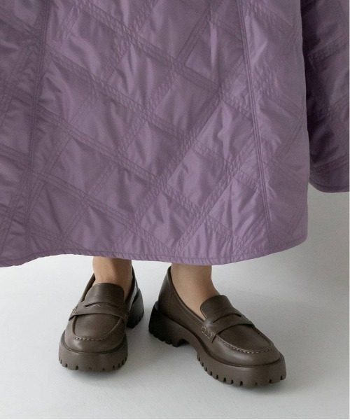 RANDA（ランダ）の「トラックソールローファーシューズ（ローファー・レディース・グレイッシュベージュ/アイボリー/ブラック・S/M/L/LL）」の10枚目の写真