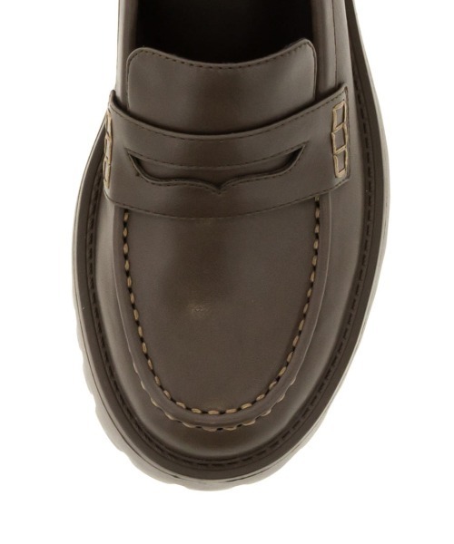 RANDA（ランダ）の「トラックソールローファーシューズ（ローファー・レディース・グレイッシュベージュ/アイボリー/ブラック・S/M/L/LL）」の21枚目の写真