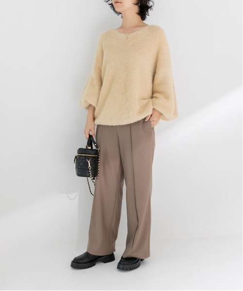 RANDA（ランダ）の「トラックソールローファーシューズ（ローファー・レディース・グレイッシュベージュ/アイボリー/ブラック・S/M/L/LL）」の6枚目の写真