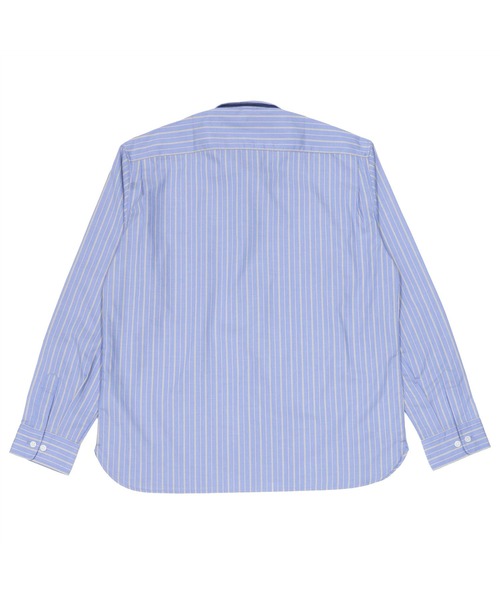 Pitta Re:)（ピッタリ）の「形態安定ノーアイロン ラウンドテール レギュラー 長袖ビジネスワイシャツ（ビジネスシャツ・メンズ・ブルー・LL/S/M/L）」の5枚目の写真