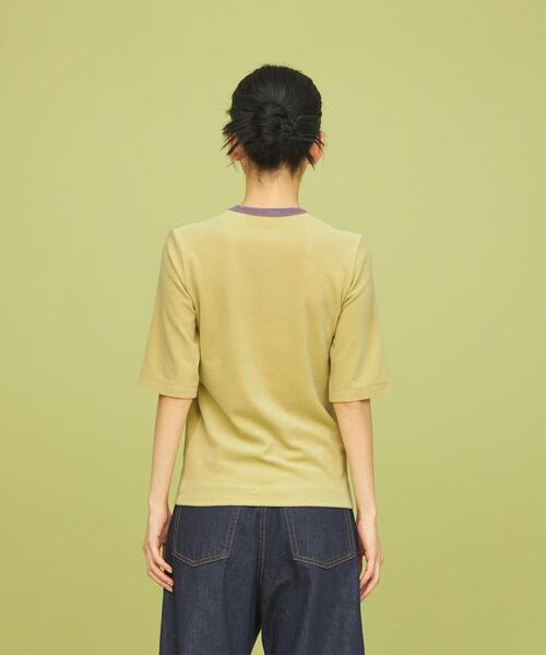 tシャツ バインダーコンパクトTシャツ レディース パイルリンガーコンパクトTシャツ[URA5-21L013]｜URBAN RESEARCH