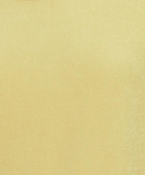 CITEN（シテン）の「＜CITEN＞トリム パイル コンパクト Tシャツ（Tシャツ/カットソー・レディース・ナチュラル/ブラック/イエロー・FREE）」の10枚目の写真