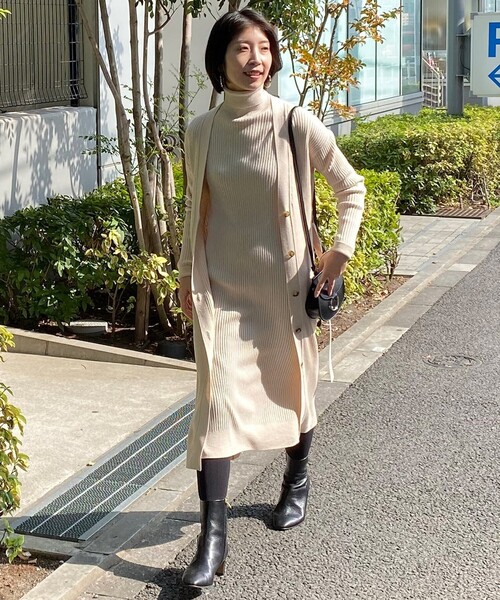23区(ニジュウサンク)の「ウールコットン リブニット 23区(ニジュウサンク)の「ウールコットン リブニット
