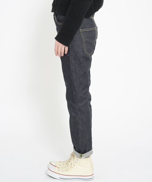 MILKFED.（ミルクフェド）の「【mini10月号掲載】SLIM FIT JEAN（デニム/ミドル/ストレッチ）（その他パンツ・レディース・インディゴブルー・MEDIUM/X-SMALL/SMALL）」の2枚目の写真