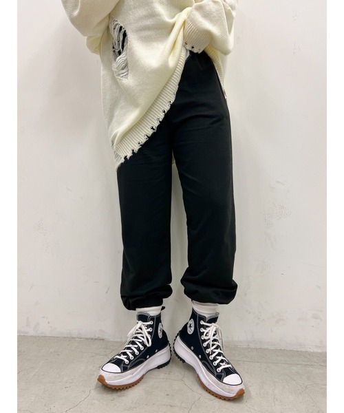 WC（ダブル シー）の「スウェットイージーパンツ（スウェットパンツ・レディース・ブラック/ホワイト/ピンク・FREE）」の2枚目の写真
