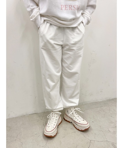 WC（ダブル シー）の「スウェットイージーパンツ（スウェットパンツ・レディース・ブラック/ホワイト/ピンク・FREE）」の4枚目の写真