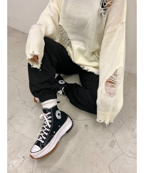 WC（ダブル シー）の「スウェットイージーパンツ（スウェットパンツ・レディース・ブラック/ホワイト/ピンク・FREE）」の9枚目の写真