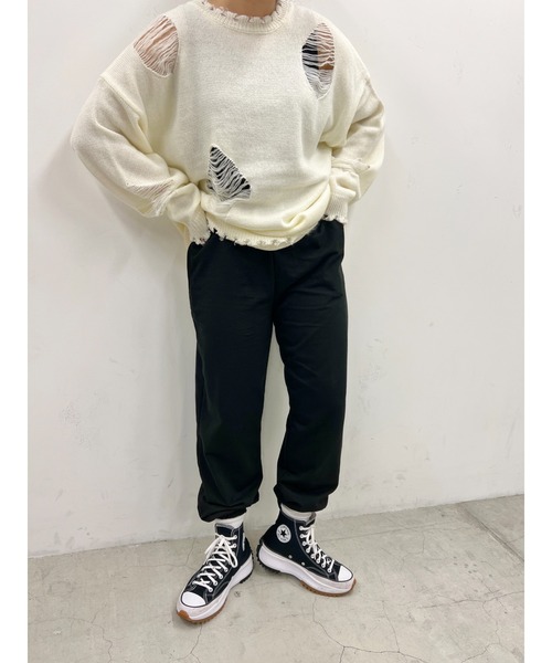 WC（ダブル シー）の「スウェットイージーパンツ（スウェットパンツ・レディース・ブラック/ホワイト/ピンク・FREE）」の10枚目の写真