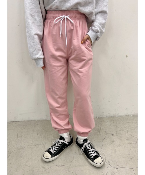 WC（ダブル シー）の「スウェットイージーパンツ（スウェットパンツ・レディース・ブラック/ホワイト/ピンク・FREE）」の12枚目の写真