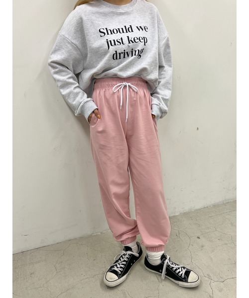 WC（ダブル シー）の「スウェットイージーパンツ（スウェットパンツ・レディース・ブラック/ホワイト/ピンク・FREE）」の13枚目の写真