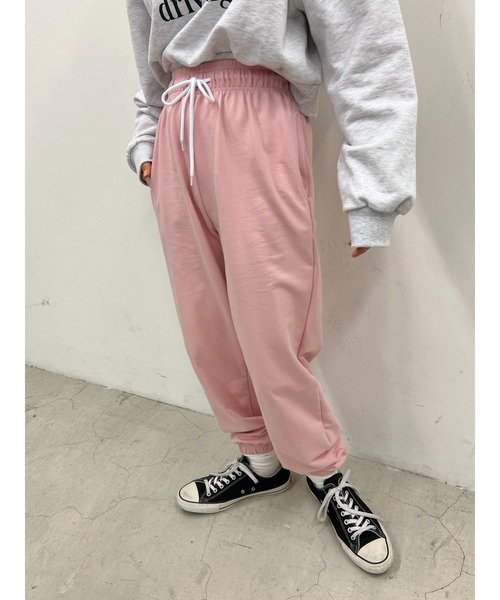 WC（ダブル シー）の「スウェットイージーパンツ（スウェットパンツ・レディース・ブラック/ホワイト/ピンク・FREE）」の15枚目の写真