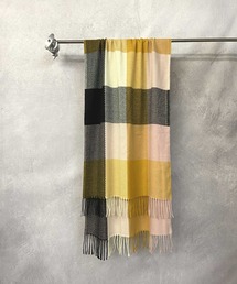 Beno | フリンジ ブロックチェック ルーズマフラー(マフラー)