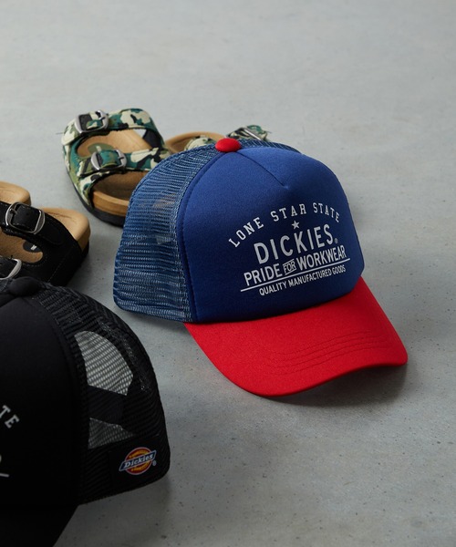 Dickies(ディッキーズ)の「Dickies キッズ メッシュキャップ B(キャップ・キッズ・ネイビー/ホワイト/ブラック・FREE)」の3枚目の写真