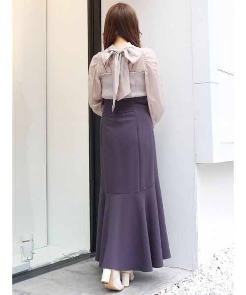 新品 Apuweiser-riche リボンビスチェドッキングニット｜Yahoo