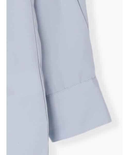 Lugnoncure（ルノンキュール）の「ウエスト切り替えチュニックブラウス（シャツ/ブラウス・レディース・ブルー/オフホワイト/ベージュ・ﾌﾘ-）」の13枚目の写真