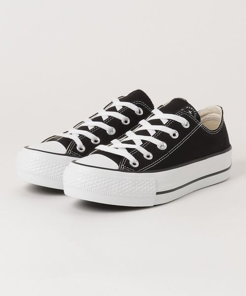 CONVERSE(コンバース)の「CONVERSE/コンバース NEXTAR110 PLT OX ネクスター110 オックス レディース スニーカー 厚底 38001230/38001231/38001232(スニーカー・レディース・ブラック×ブラック/ベージュ/ホワイト×ホワイト・23.5cm/25.0cm/24.0cm/23.0cm/24.5cm)」の3枚目の写真