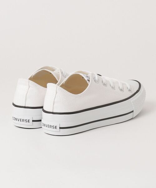 CONVERSE(コンバース)の「CONVERSE/コンバース NEXTAR110 PLT OX ネクスター110 オックス レディース スニーカー 厚底 38001230/38001231/38001232(スニーカー・レディース・ブラック×ブラック/ベージュ/ホワイト×ホワイト・23.5cm/25.0cm/24.0cm/23.0cm/24.5cm)」の4枚目の写真