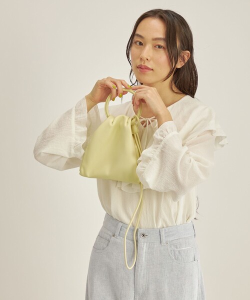 ADD CULUMN(アドカラム)の「ADD CULUMN:RIN-S◇(ショルダーバッグ・レディース・ライトグリーン/ブラック/クリーム・ONE SIZE)」の20枚目の写真