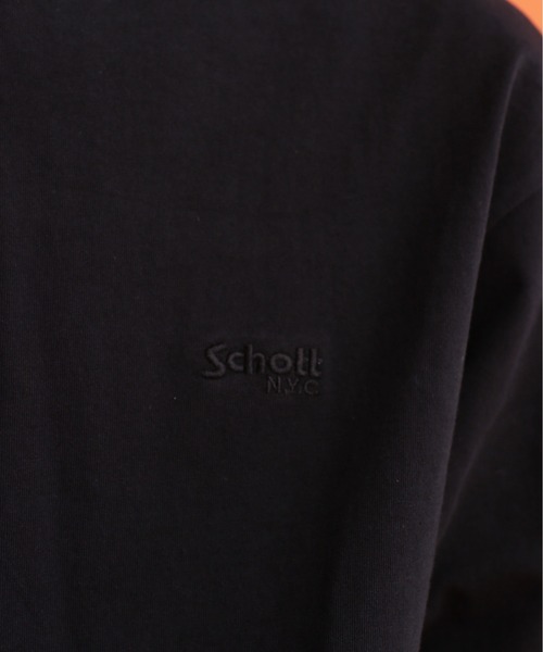 Schott(ショット)の「【WEB LIMITED】Schott/ショット/T-SHIRT OLD ENGLISH/Tシャツ "オールドイングリッシュ"(Tシャツ/カットソー・メンズ・チャコールグレー/ホワイト/ブラック/オレンジ・L/2XL/M/XL)」の17枚目の写真