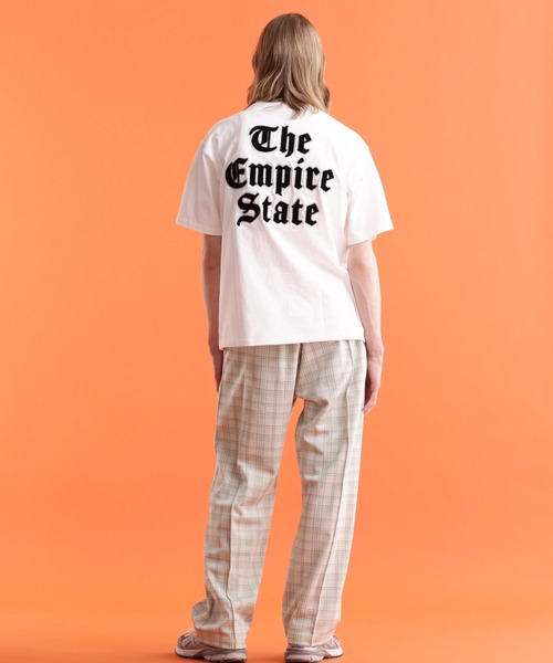 Schott(ショット)の「【WEB LIMITED】Schott/ショット/T-SHIRT OLD ENGLISH/Tシャツ "オールドイングリッシュ"(Tシャツ/カットソー・メンズ・チャコールグレー/ホワイト/ブラック/オレンジ・L/2XL/M/XL)」の20枚目の写真