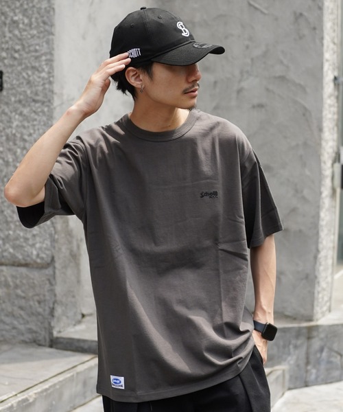 Schott(ショット)の「【WEB LIMITED】Schott/ショット/T-SHIRT OLD ENGLISH/Tシャツ "オールドイングリッシュ"(Tシャツ/カットソー・メンズ・チャコールグレー/ホワイト/ブラック/オレンジ・L/2XL/M/XL)」の5枚目の写真