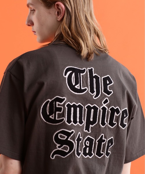 Schott(ショット)の「【WEB LIMITED】Schott/ショット/T-SHIRT OLD ENGLISH/Tシャツ "オールドイングリッシュ"(Tシャツ/カットソー・メンズ・チャコールグレー/ホワイト/ブラック/オレンジ・L/2XL/M/XL)」の8枚目の写真