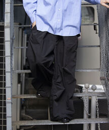 GLOSTER | 【GLOSTER/グロスター】ワイドスノーカモパンツ バルーンシルエット 裾ドローコード(その他パンツ)