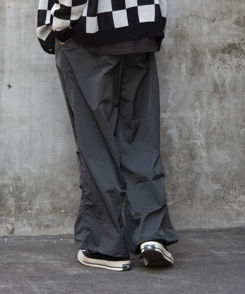 GLOSTER(グロスター)の「【GLOSTER/グロスター】ワイドスノーカモパンツ バルーンシルエット 裾ドローコード MILITARY ミリタリー(その他パンツ・メンズ・ダークグリーン/チャコールグレー/ブラック/オフホワイト・S/M/L)」の7枚目の写真