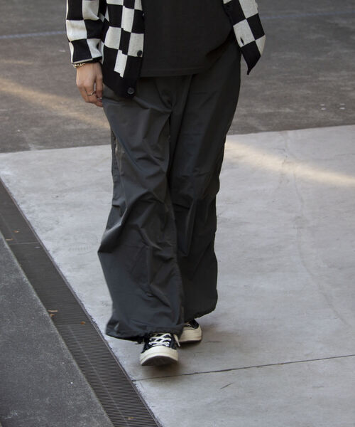 GLOSTER(グロスター)の「【GLOSTER/グロスター】ワイドスノーカモパンツ バルーンシルエット 裾ドローコード MILITARY ミリタリー(その他パンツ・メンズ・ダークグリーン/チャコールグレー/ブラック/オフホワイト・S/M/L)」の8枚目の写真