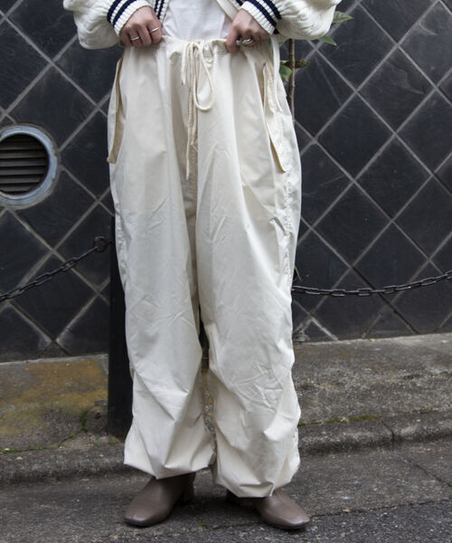 GLOSTER(グロスター)の「【GLOSTER/グロスター】ワイドスノーカモパンツ バルーンシルエット 裾ドローコード MILITARY ミリタリー(その他パンツ・メンズ・ダークグリーン/チャコールグレー/ブラック/オフホワイト・S/M/L)」の16枚目の写真