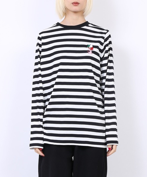 PUNYUS(プニュズ)の「ワンポイントボーダーロンT(Tシャツ/カットソー・レディース・その他1/その他2・1/2/3/4)」の9枚目の写真