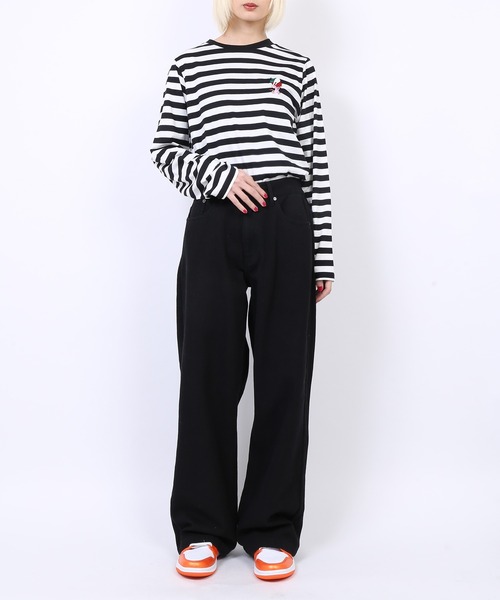 PUNYUS(プニュズ)の「ワンポイントボーダーロンT(Tシャツ/カットソー・レディース・その他1/その他2・1/2/3/4)」の7枚目の写真