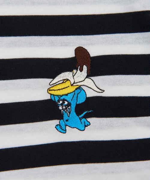 PUNYUS(プニュズ)の「ワンポイントボーダーロンT(Tシャツ/カットソー・レディース・その他1/その他2・1/2/3/4)」の3枚目の写真