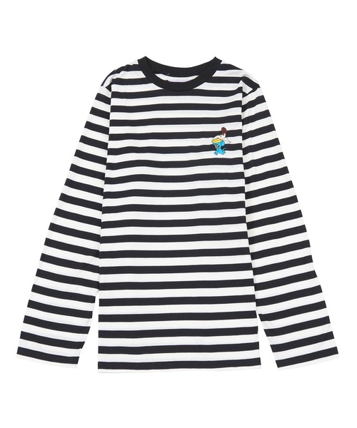 PUNYUS(プニュズ)の「ワンポイントボーダーロンT(Tシャツ/カットソー・レディース・その他1/その他2・1/2/3/4)」の5枚目の写真