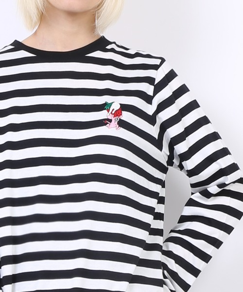 PUNYUS(プニュズ)の「ワンポイントボーダーロンT(Tシャツ/カットソー・レディース・その他1/その他2・1/2/3/4)」の18枚目の写真