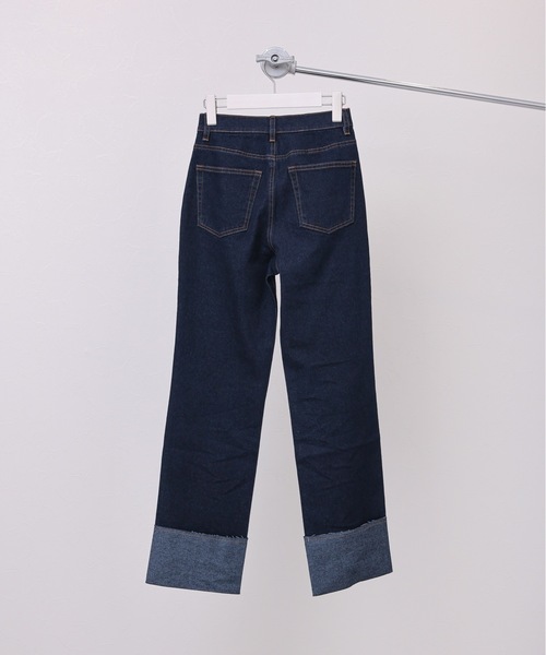 セール】ストレッチロールアップデニムパンツ（デニムパンツ