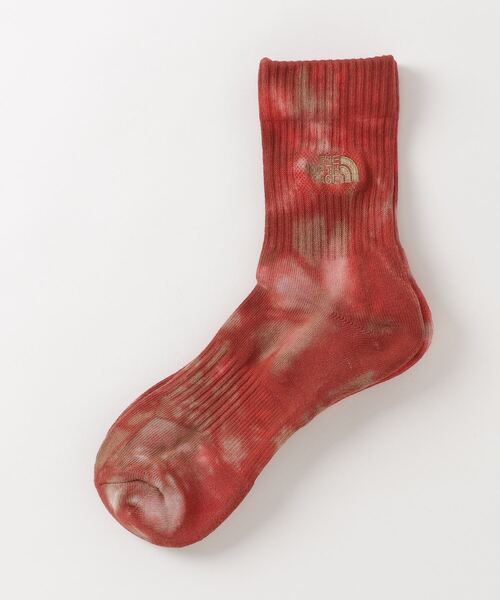 THE NORTH FACE（ザノースフェイス）の「THE NORTH FACE/ザ・ノース・フェイス ソックス TIE DYE CREW タイ ダイ クルー NN82312（ソックス/靴下・メンズ・ブラック×グリーン/オレンジ系その他/ブルー系その他・M/L）」の8枚目の写真
