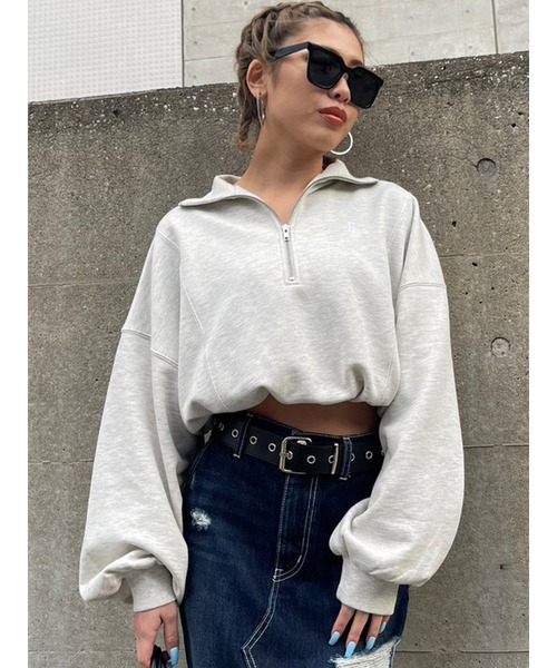 EGOIST（エゴイスト）の「EG刺繍スウェットトップス（スウェット