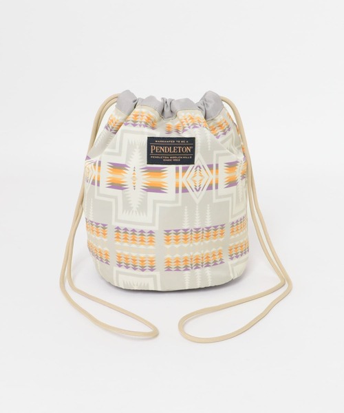 PENDLETON（ペンドルトン）の「PENDLETON　ドローポーチ（ショルダーバッグ・メンズ・ネイビー/ライトグレー/ブラック・ONE）」の5枚目の写真