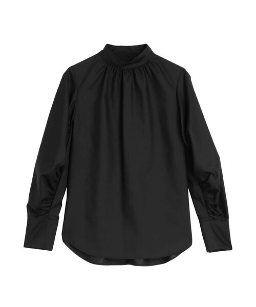 ELENDEEK（エレンディーク）の「パウダーエアリーブラウス（シャツ/ブラウス・レディース・ブラック/オフホワイト/ラベンダー・FREE）」の5枚目の写真